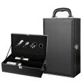 Yymall-2 bottles of shockproof wine gift box, can be removed inside to put other items, modern appearance, free drinking tool.. 