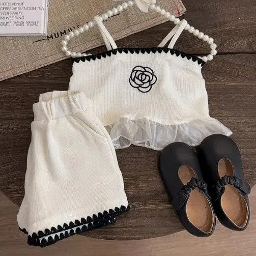 Children's%20Sets%20Floral%20Embroidered%20Strappy%20Top%20+%20Shorts%202-Piece%20Set%20Summer%20Kids%20Clothes%20Girls%20Kids%20Clothes%20Girl%20Clothes%20-%20Image%204