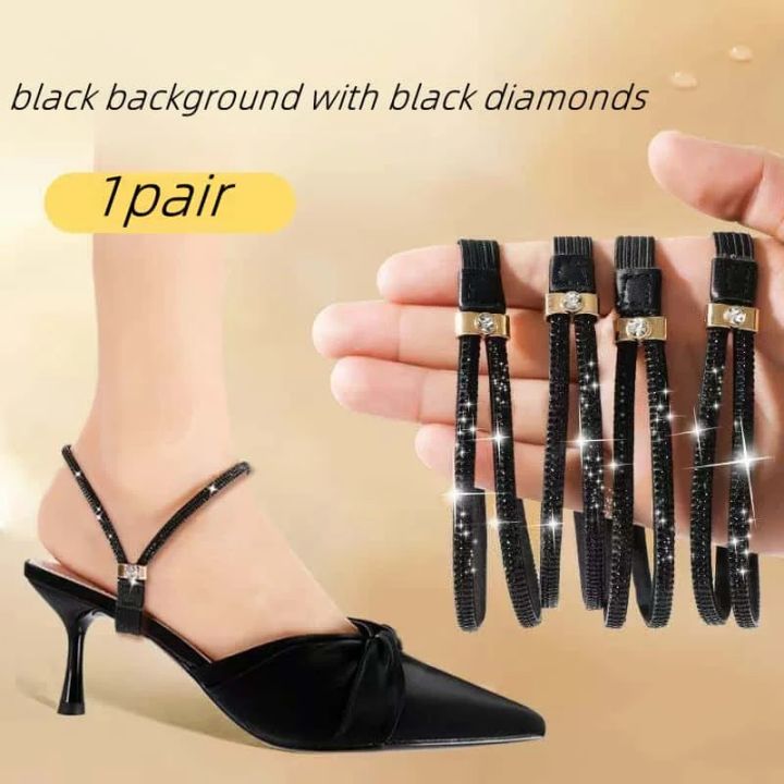 New%20Dual-purpose%20Tie%20Shoelaces,%20High-heeled%20Shoes%20Sandals%20No%20Heel%20Strap%20No%20Installation%20Light%20Luxury%20and%20Adjustable%20Elasticity%20-%20Image%206