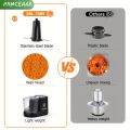 PANCERKA 3-in-1 Electric Vegetable Chopper & Food Processor - Versatile Kitchen Blender for Dicing, Mincing, and Pureeing - Black. 