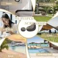 Inflatable Lazy Sofa Chair PVC Flocking Foldable Sofa With Slip-on Lunch Lounge Chair Set. 
