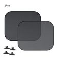 2Pcs Car Sunshade Covers Universal Windscreen Folding Visor Reflector Windshield Auto Window Sun Shade Protector.