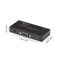 VGA to HDMI-compatible Converter Monitor/PS3/PS4/HDTV/Blue-ray DVD 3.5mm Audio Micro USB Power, HDMI-compatible Output Adapter. 
