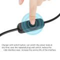 1M/2M USB Male to Female Extension Cable with On/Off Switch Data Transfer and Charging for LED Lamp/USB Flash/Fan/LED Strips etc. 