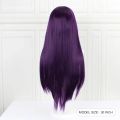 Anime Game Doki Doki Literature Club Yuri Monika Natsuki Sayori DDLC Long Straight Wig Party Synthetic Cosplay Wigs for Women.