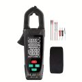 MastFUYI® New 2024 Big Screen Large Display Auto Range 9999 Count AC Current DC & AC Voltage Resistance Capacitance Temperature & NCV True RMS Digital Clamp meter. 