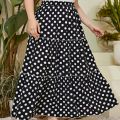 Girl's/Women Lilen Fabric Long Skirt -Free Size. 