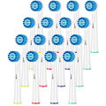 4/8/16 Pack Sensitive Gum Care Replacement Brush Heads Compatible with Oral b Braun Electric Toothbrush,White.