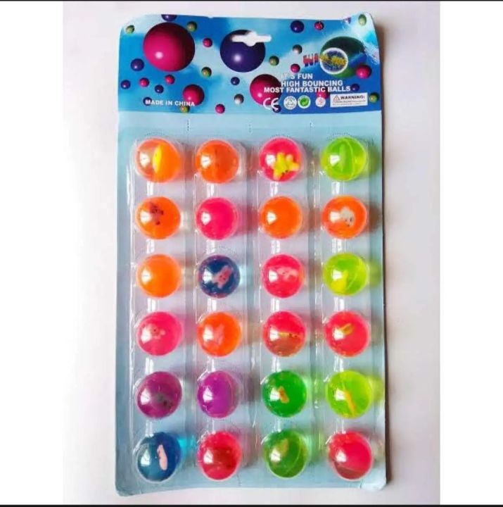 12 piece Bouncing Rubber Jumping Ball