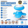 Mini Handheld Massager | Portable Electric Vibrating Body Massager with LED Light | Battery Operated Massage Device for Head, Neck, Back, Arms, Hands & Legs. 