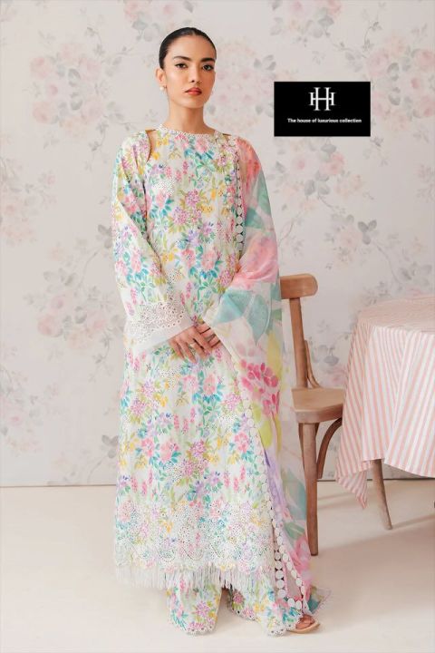 MB PINK FLOWERS CHICKEN KARI LAWN