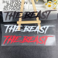 THE BEAST Motorcycle Helmet Stickers Waterproof for Motorbike Fuel tank Fender Front Fairing Electric Scooter Vinyl Decals.