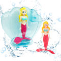 Mermaid Dive Toys Transparent shell Bath Toys Colorful Mermaid Pool Toys Swimming Pool Game for Toddlers Boys Girls Teens Adult.