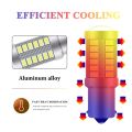 2pcs PY21W P21 5W 1156 Ba15s 1157 Bay15d 33 SMD Led Car Flash Brake Bulbs Lights Reverse Parking Lamps. 