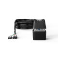 1.8m Computer Desktop Switch Blue LED Lights PC Motherboard External Start Power On/Off Button Extension Cable For Home & Office. 