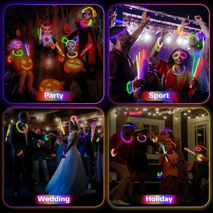 1-300Pcs%20Fluorescence%20Sticks%20Party%20Multicolor%20Glowing%20Stick%20Bright%20Colorful%20Light%20Bright%20Bendable%20Glow%20Bracelet%20Party%20Supplies%20-%20Image%205