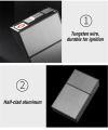 Usb charging lighter 20 Piece Cigar Case 2 In 1 Flemless Rechargeable Windproof Lighter. 