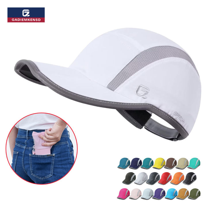 GADIEMKENSD Unisex Running Cap UPF 50+ UV Protection Lightweight Reflective Hat for Men Women Outdoor Sports Jogging Cycling