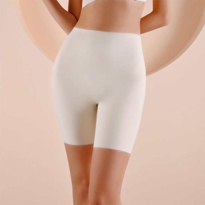 Seamless%20High%20Waist%20Shorts%20Panties%20For%20Women%20Tummy%20Control%20Hip%20Lift%20Ice%20Silk%20Safety%20Pants%20Sports%20Underwear%20Boyshorts%20Boxer%20-%20Image%204