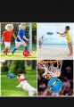 Flat Ball Flying Ball Toy Throw Disc Ball UFO Flat Magical Flying Saucer Ball Magic Change Shape Toys Outdoor Step Ball Deformation Foot Ball with 3 Color LED Light for Kids. 