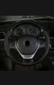 Universal Leather Steering Wheel Cover Carbon Fiber Pattern Fashion Sport Hand Stiches Soft Anti-Slip. 