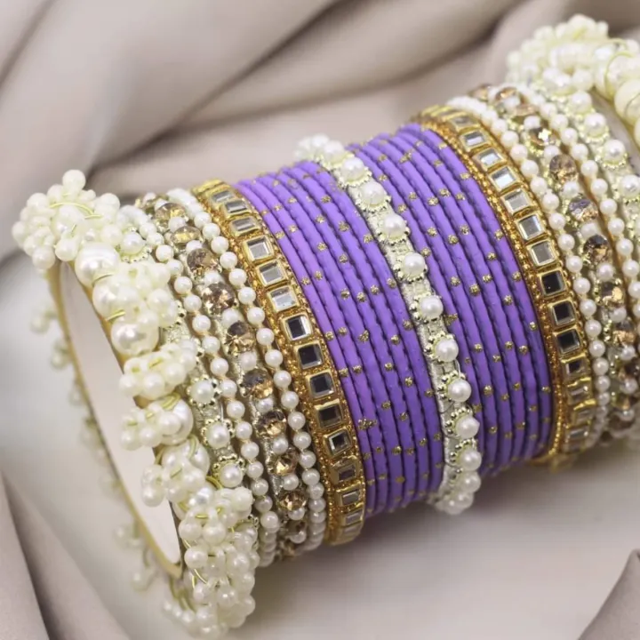 Bangles%20for%20girls%20,%20Bridal%20Pearl%20Kundan%20Bangle%20Set%20with%20Dotted%20Bangles%20%7C%20Trendy%20Pearl%20Bangle%20With%20Bond%20Babgles%20%7C%20Bridal%20Bangles%20Set%20%7C%20Matching%20Bangles%20Set%20,%20jewellery%20for%20girls%20,%20golden%20dotted%20bangles%20set%20-%20Image%202