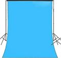 Sky Blue Screen 5.6 X 9 Feet Backdrop For Photography Background Removal, Professional Movies Photo Studio Props - Ring Light.