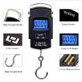 50kg/10g USB Charging Electronic Digital Scale Hanging Hook Fishing Travel Double Precision Luggage Weight Scale Balance Scales. 