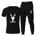 MARKHOR Tracksuit for Men printed half Sleeve T-Shirt & Trouser for Summer Collection Elegant Trendy Wear. 
