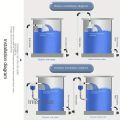 Fully Automatic Water Level Control Float Valve 1/2" Auto Shut Off Automatic Water Stop Automatic Water Make-up Controller.