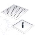 Rain head shower for bathroom stainless steel 8 inch 1 piece. 