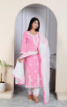 Pure Cotton Lucknowi Suit with Beautiful Work on Salwar Kameez Kurti. 