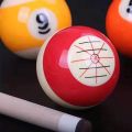 High-grade Manshield Red and white training billiard cue ball 1-1/2 standard 57.2mm American large advanced training ball artifa. 