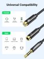UGREEN 3.5mm Headphone Mic Splitter Adapter 30620. 