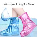 Silicone Waterproof Shoe Cover Unisex Shoes Protectors Rain Boots for Indoor Outdoor Rainy Reusable Quality non-slip shoe Cover.