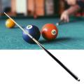 Small Pool Cue Portable Beginners Wood Practice Cue Home Pool Cue Stick. 