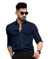 Navy Blue Formal Shirt For Men| Full Sleeve Shirt For Men| Premium Quality Full Sleeve Shirt For Men. 