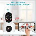 V380 Pro Dual Lens Wireless Dome Camera WIFI Home Smart Protection Wireless CCTV Indoor Camera Two Way Audio.