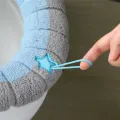Winter Warm Toilet Seat Cover Mat Bathroom Toilet Pad Cushion With Handle Thicker Soft Washable Closestool Warmer Accessories. 