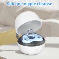 Portable Baby Pacifier Sterilizer Box with Violet Light,180s Quick Clean for Jewelry,Keys,Nail Clippers,Ideal Travel Companion. 