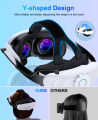 BEBONCOOL MV1001 For Meta Quest 3S/Quest 3/Quest 2 Head Strap Battery Pack Battery Head Strap Compatible for Oculus Head Strap. 