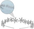 1 PC Star Rhinestone Headband Diamond Headband Bridal Hair Pieces for Wedding Bride Headpieces for Wedding Crystal Beaded Headband Flower Girl Headband Princess Hair Band. 