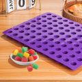 88 Hole Silicone Chocolate Mold DIY Valentine's Day Party Baking Mold Chocolate Maker Ice Jelly Candy Nougat Mould Circle Shape. 