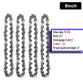 8 Inch Chainsaw Blade 1/4" Pitch .043" 45 Drive Link Electric Saw Chainsaw Guide Bar And Saw Chain Set Rechargeable Tools. 