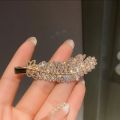 4Pcs Crystal Simulation Pearl Hair Clip For Women Fashion Gold Color Hairpins Girls hair accessories. 