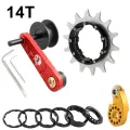 MUQZI Single Speed Conversion Kit 1 Speed MTB Ultralight Cassette Cog Bike Chain Tensioner Cycling Replacement Accessory. 