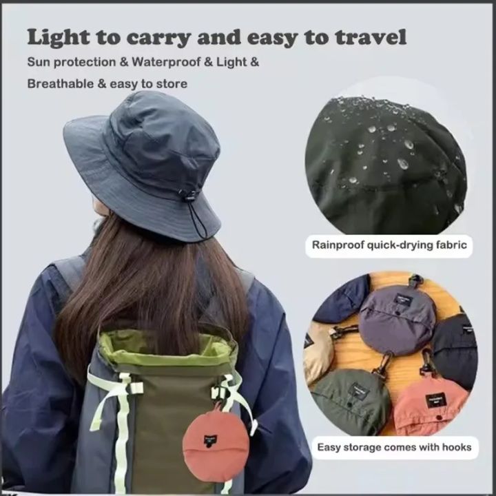 1Pc%20Outdoor%20Foldable%20Quick%20Drying%20Creative%20Fisherman%20Caps%20for%20Unisex%20Summer%20Sun%20Protection%20Panama%20Hats%20Hiking%20Mountaineering%20Hat%20-%20Image%202