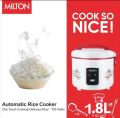 Milton Rice Cooker 1.8 Lits Deluxe Warmer. 