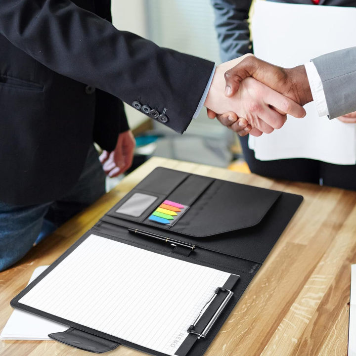 Clipboard%20folder,%20work%20folder%20A4%20meeting%20folder%20Business%20office%20work%20portfolio%20organizer%20with%20card%20holder%20for%20interview,%20office%20-%20Image%204