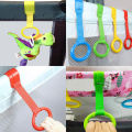 4/8Pcs Baby Hand Pull Rings Cribs Playpens Walking Training Rings Baby Stand up Assistant Rings Security Bed Hanging Pendants.